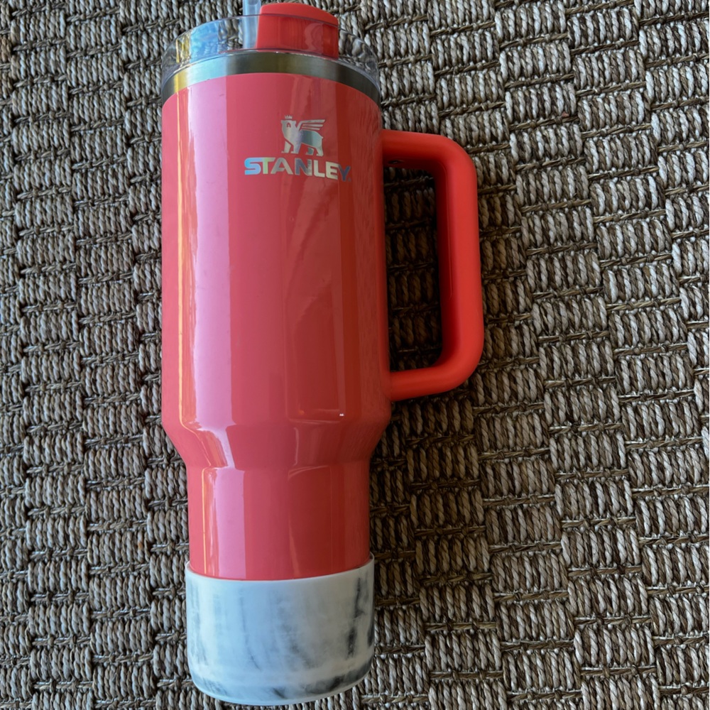 Stanley Coral 40 oz Travel Mug with Handle